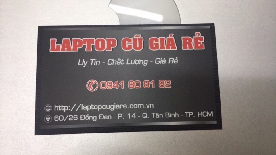 Cửa hàng laptopcugiare ở Sài Gòn