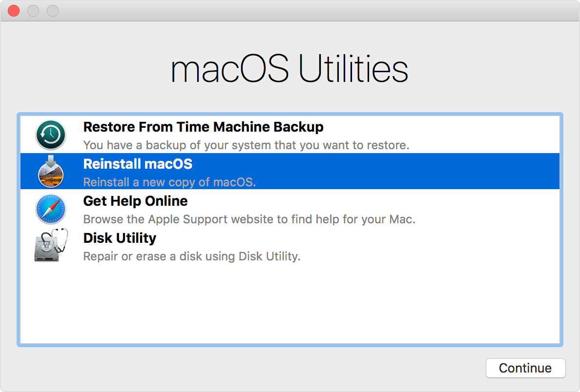 Hạ cấp MacOS xuống phiên bản cũ