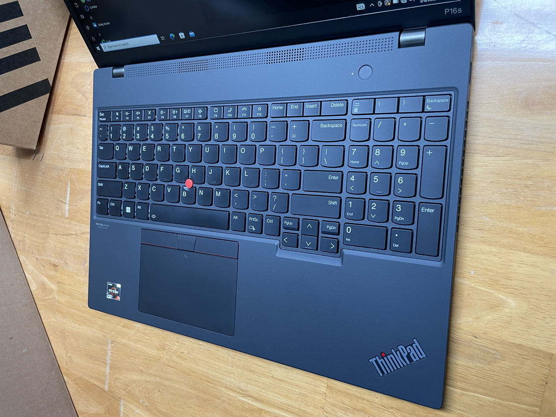 Laptop Lenovo Thinkpad P16s, Ryzen 7 Pro 6850u, 32G, 512G, 16in, Full HD - 5