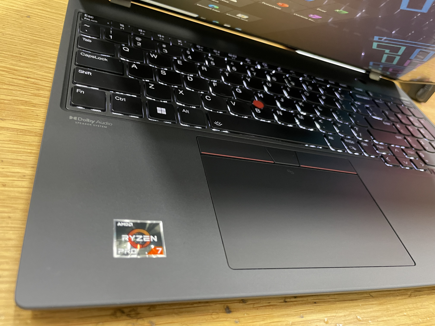 Laptop Lenovo Thinkpad P16s, Ryzen 7 Pro 6850u, 32G, 512G, 16in, Full HD - 6