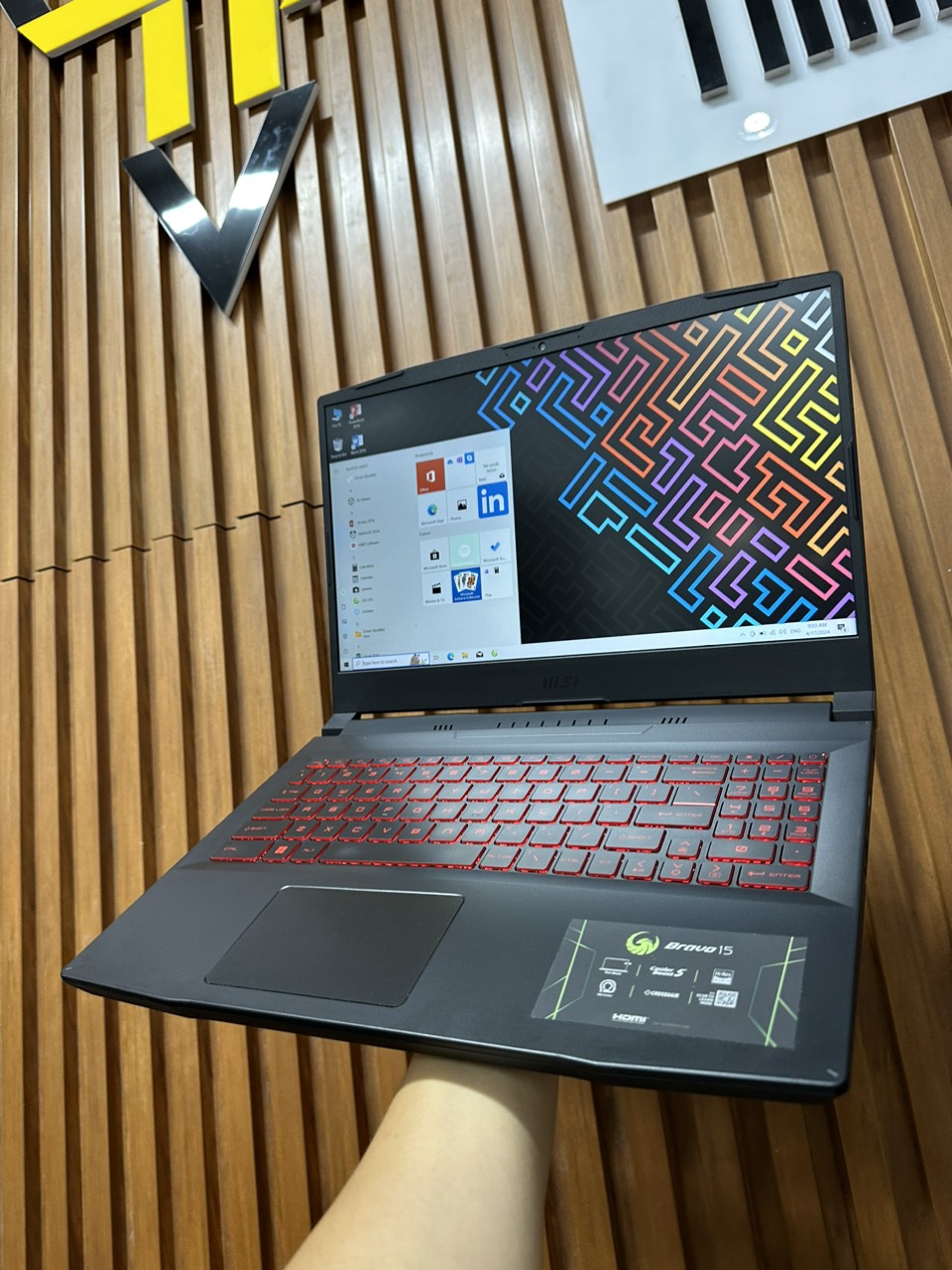 Laptop MSI Bravo 15, Ryzen 7 5800H, 16G, 512G, RX5500M, 15.6in, FHD - 2