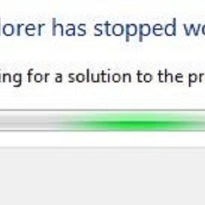 Windows Explorer Has Stopped Working