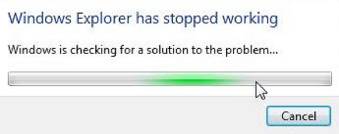 Windows Explorer Has Stopped Working